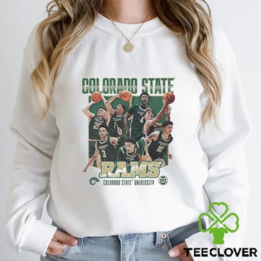 Official colorado State NCAA Men’s Basketball 2023 – 2024 Post Season T Shirt