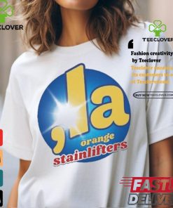 Official comma La Detergent Orange Stainlifters shirt