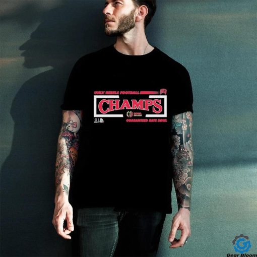 Official congratulations UNLV Rebels Football Is Champions Of Guaranteed Rate Bowl College Football Bowl Games Season 2023 2024 T Shirt