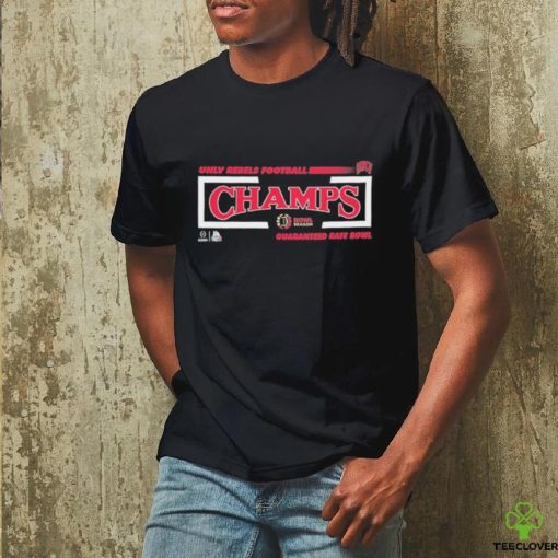 Official congratulations UNLV Rebels Football Is Champions Of Guaranteed Rate Bowl College Football Bowl Games Season 2023 2024 T Shirt