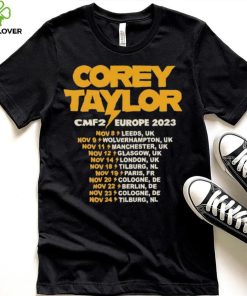 Official corey Taylor CMF2 Europe 2023 Tour T Shirts