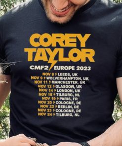 Official corey Taylor CMF2 Europe 2023 Tour T Shirts