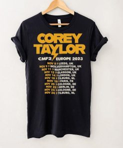 Official corey Taylor CMF2 Europe 2023 Tour T Shirts