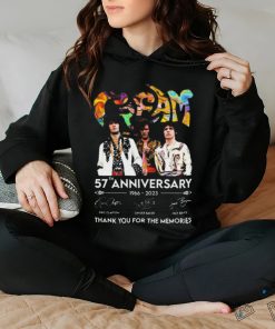 Official cream Band 57th Anniversary 1966 – 2023 Thank You For The Memories T Shirt