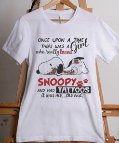 Official cute Snoopy A Girl Who Really Loved Snoopy Mom T Shirt