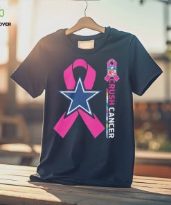 Official dallas Cowboys crush cancer NFL collections shirt 2 Official dallas Cowboys crush cancer NFL collections shirt