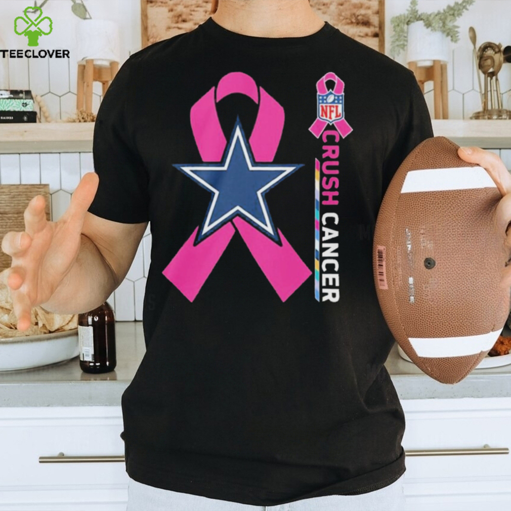 Official dallas Cowboys crush cancer NFL collections shirt Official dallas Cowboys crush cancer NFL collections shirt