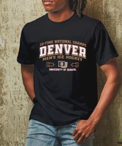 Official denver Pioneers University Of Denver 10 time National Champions Men’s Ice Hockey Shirt