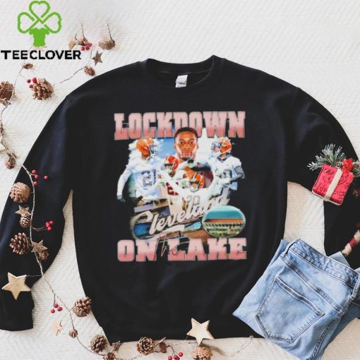 Official denzel Ward Greg Newsome Lockdown on the Lake Cleveland Browns shirt