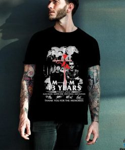 Official depeche Mode 43rd Anniversary 1980 2023 Thank You For The Memories Signatures T Shirt