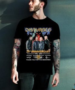 Official disturbed 29th anniversary 1994 2023 thank you for the memories shirt