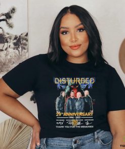Official disturbed 29th anniversary 1994 2023 thank you for the memories shirt