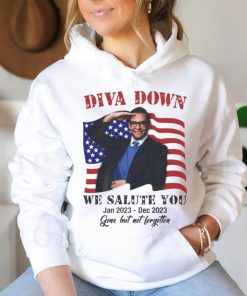 Official diva Down We Salute You George Santos T Shirt