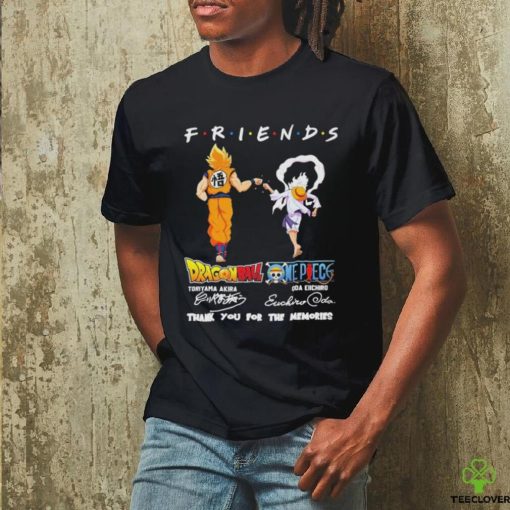 Official dragon Ball One Piece Toriyama Akira Oda Eichiro Friend Forever T Shirt