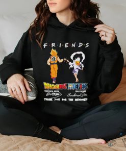 Official dragon Ball One Piece Toriyama Akira Oda Eichiro Friend Forever T Shirt