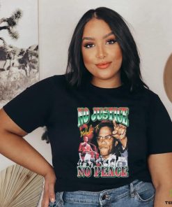 Official dreadful no justice no peace malcolm shirt