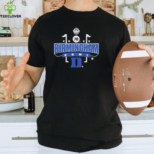 Official duke Blue Devils Birmingham Bowl 76 2023 Logo T Shirt