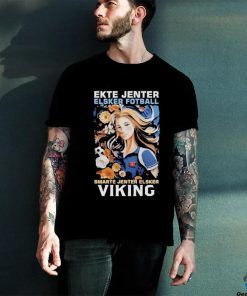 Official ekte Jenter Elsker Fotball Smarte Jenter Elsker Viking Shirt