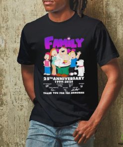 Official family Guy 25th Anniversary 1999 – 2024 Thank You For The Memories Shirt