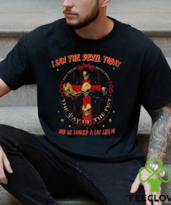 Official five Finger Death Punch I San Devil Today And He Looked A Lot Like Me Shirt