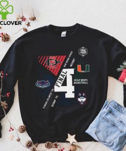Official florida Atlantic vs San Diego State and Miami vs UConn 2023 NCAA Men’s Basketball Tournament March Madness Final Four Group T Shirt