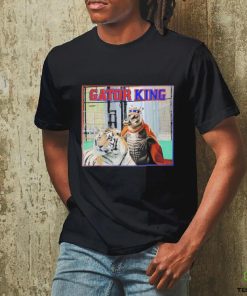 Official gator King And Sarge, Cage Background Blue And Orange Shirt