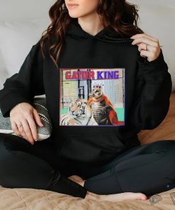 Official gator King And Sarge, Cage Background Blue And Orange Shirt