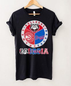 Official georgia Bulldogs Braves Hawks City Champions T Shirt