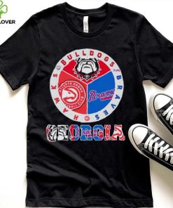 Official georgia Bulldogs Braves Hawks City Champions T Shirt