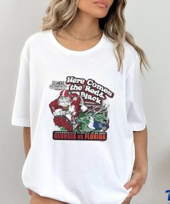 Official georgia Bulldogs Here Comes the Red & Black Georgia vs Florida Jacksonville Florida 10 28 2023 shirt