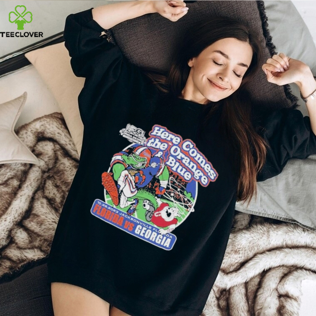 Official gray Florida Gators FL GA Rivalry Matchup T Shirt Official gray Florida Gators FL GA Rivalry Matchup T Shirt