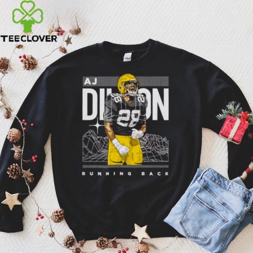 Official green Bay A.J. Dillon cyber running back hoodie, sweater, longsleeve, shirt v-neck, t-shirt