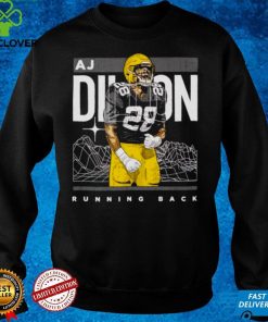 Official green Bay A.J. Dillon cyber running back hoodie, sweater, longsleeve, shirt v-neck, t-shirt