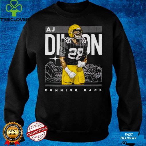 Official green Bay A.J. Dillon cyber running back hoodie, sweater, longsleeve, shirt v-neck, t-shirt