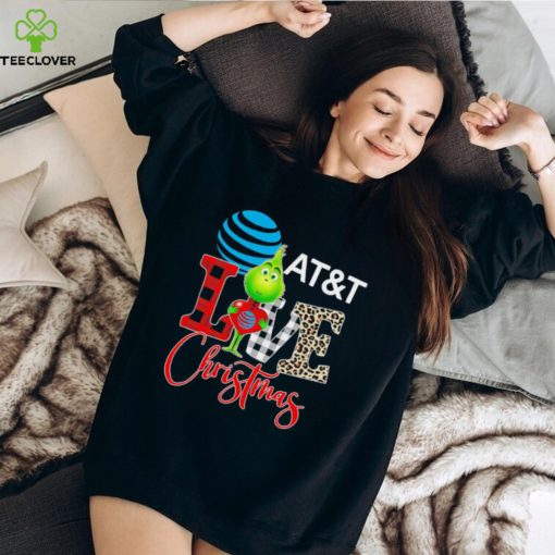 Official grinch Love AT&T Christmas Shirt