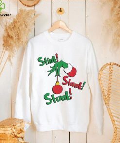 Official grinch hand grinch stink stank stunk 2023 christmas shirt