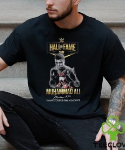 Official hall Of Fame 2024 Muhammad Ali Thank You For The Memories Shirt