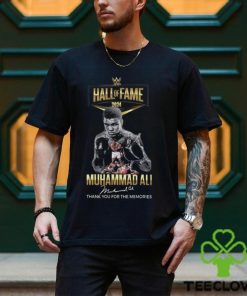 Official hall Of Fame 2024 Muhammad Ali Thank You For The Memories Shirt