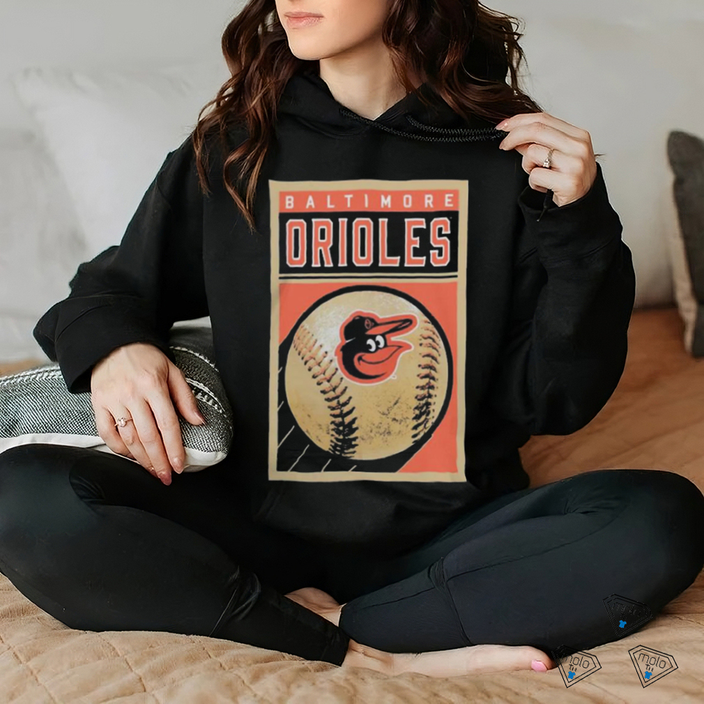 Heathered Gray Baltimore Orioles Team Baseball Card Shirt - Peanutstee