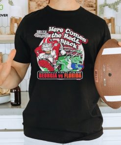 Official here Comes The Red And Black Jacksonville Florida 10 28 2023 Georgia Vs Florida Shirt