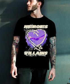 Official heroes and villains an album by metrooo new york ny hearts on fire 2023 shirt
