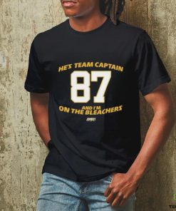 Official he’s Team Captain And I’m On The Bleachers Shirt