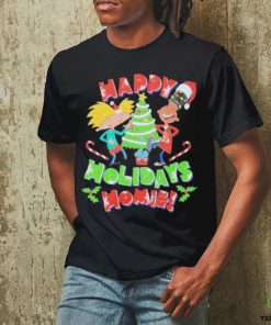 Official hey Arnold Happy Holidays Homie Christmas T hoodie, sweater, longsleeve, shirt v-neck, t-shirt