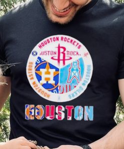 Official houston Sport Teams Houston Rockets Houston Astros and Houston Oilers shirt