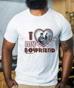 Official i Love My Boyfriend Leon Kennedy Resident Evil shirt