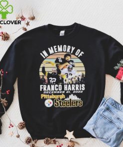 Official in memory of franco Harris december 212023 Pittsburgh Steelers shirt
