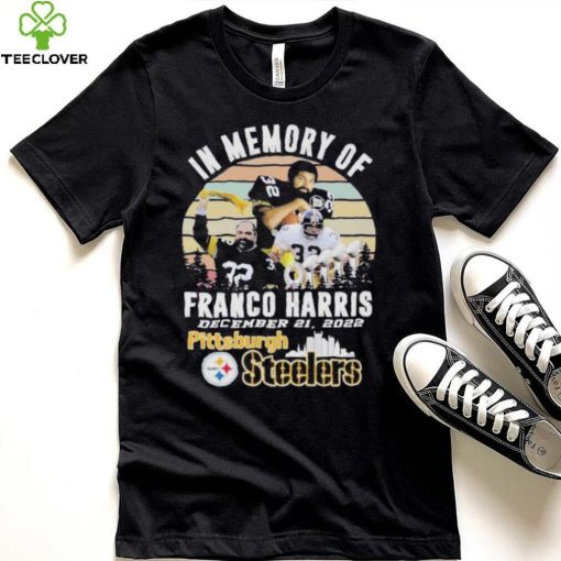Official in memory of franco Harris december 212023 Pittsburgh Steelers hoodie, sweater, longsleeve, shirt v-neck, t-shirt