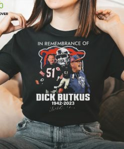 Official in remembrance of dick butkus 1942 2023 signature hoodie, sweater, longsleeve, shirt v-neck, t-shirt