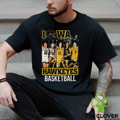 Official iowa Hawkeyes Starting 5 Women’s Basketball Shirt