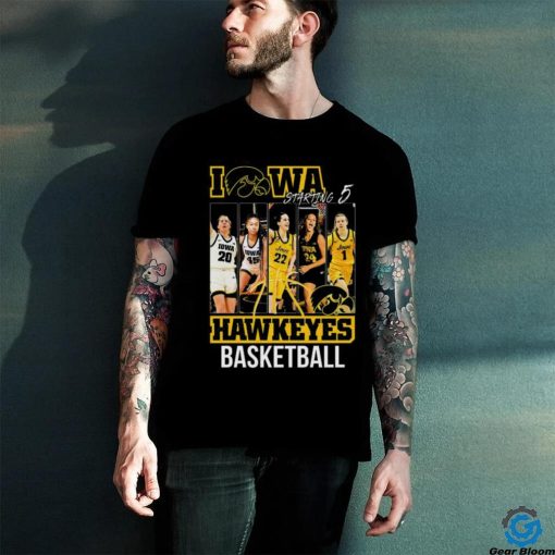 Official iowa Hawkeyes Starting 5 Women’s Basketball Shirt